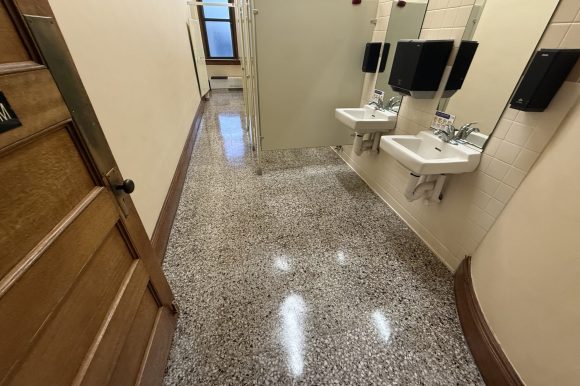 Men's Restroom Terrazzo Restoration